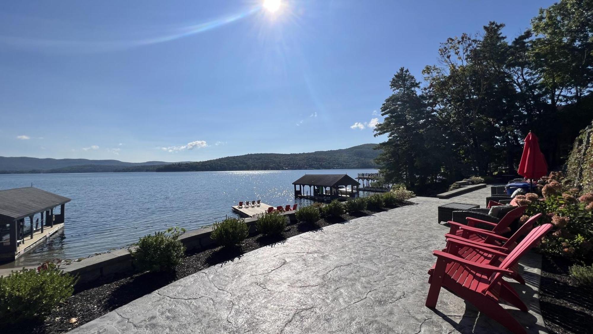 The Stone Gate Resort Lake George Exterior foto